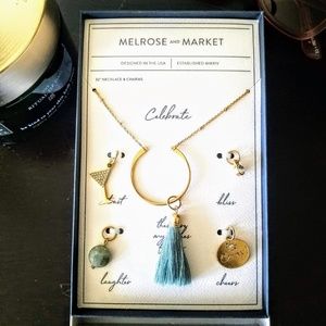 NEW Melrose and Market Celebrate Charm Necklace